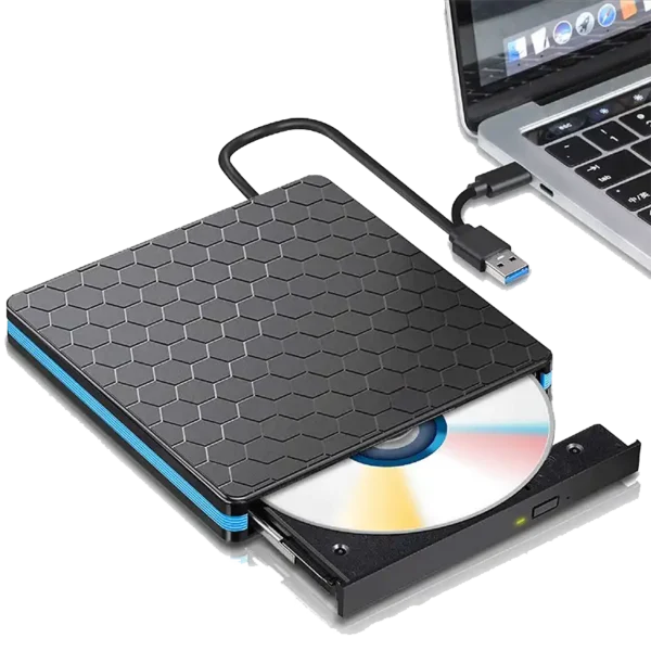 Leitor de CD/DVD-RW Externa Unidade de CD Externa Unidade de USB Drive de CD Externa