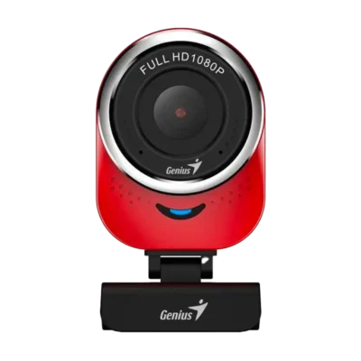 Webcam Genius QCam 6000 FHD 30fps 360º Vermelha