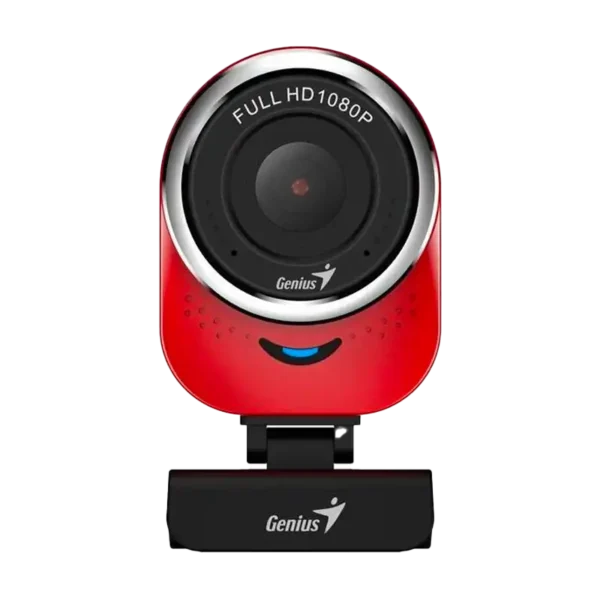 Webcam Genius QCam 6000 FHD 30fps 360º Vermelha 32200002408