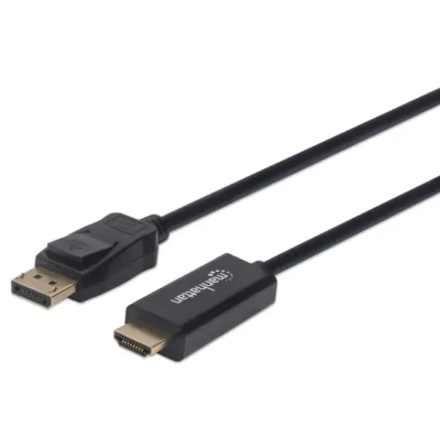 Cabo DisplayPort Para HDMI Manhattan Macho/Macho 4K@60Hz 1.8M