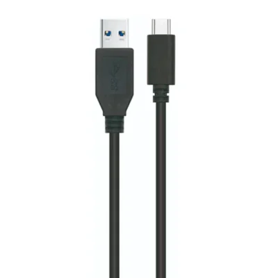Cabo USB-A Para USB-C 3.2 Ewent 1M Preto