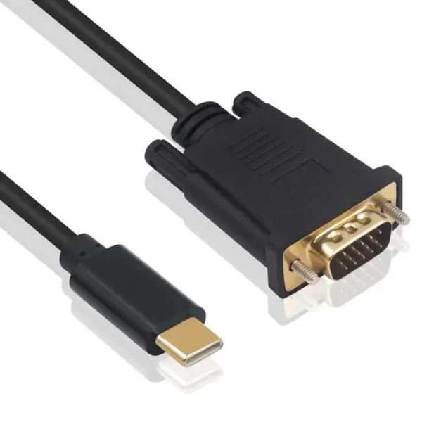 Cabo USB-C Para VGA Ewent 1080P@60Hz 1.8M - EC1052