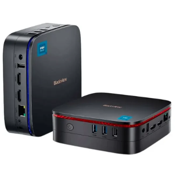 Mini PC Blackview MP60 Intel N5095, 8GB, 256GB SSD, WIFI, W11P - 6931548311164 Mini PC Blackview MP60 Intel N5095, 16GB, 512GB SSD, WIFI, W11P Preto - 6931548312741
