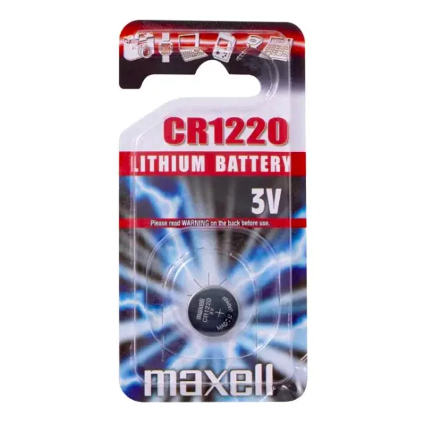 Pilha CR1220 Lítio Maxell 1un - 4902580102982