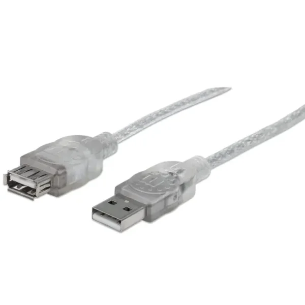 Cabo Extensor USB-A 2.0 Macho Para USB-A Fêmea Manhattan 3M - 340496