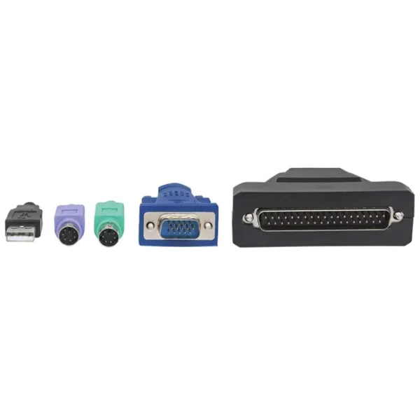 Cabo KVM de Porta Única VGA PS2 USB-A 2.0 Serial 1.8M Manhattan - 507769