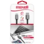 Cabo USB-C Para USB-C Maxell 1.8M 5Gbps Carreg. Rápido Preto