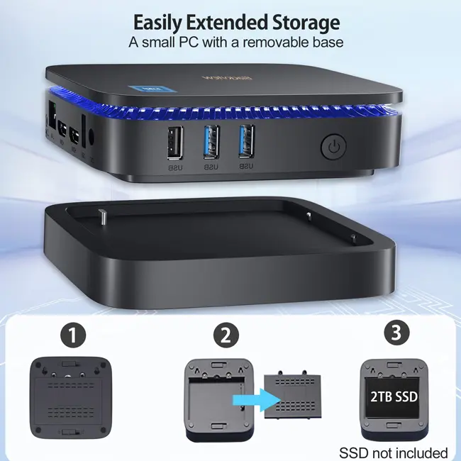 Mini PC Blackview MP60 N5095, 16GB, 512GB SSD - MultiTek