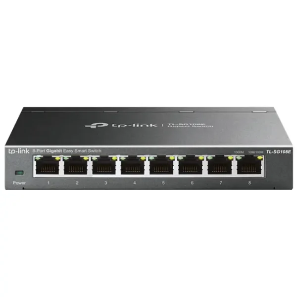 Switch TP-Link TL-SG108E 8 Portas Gigabit Smart Managed - TL-SG108E(UN)