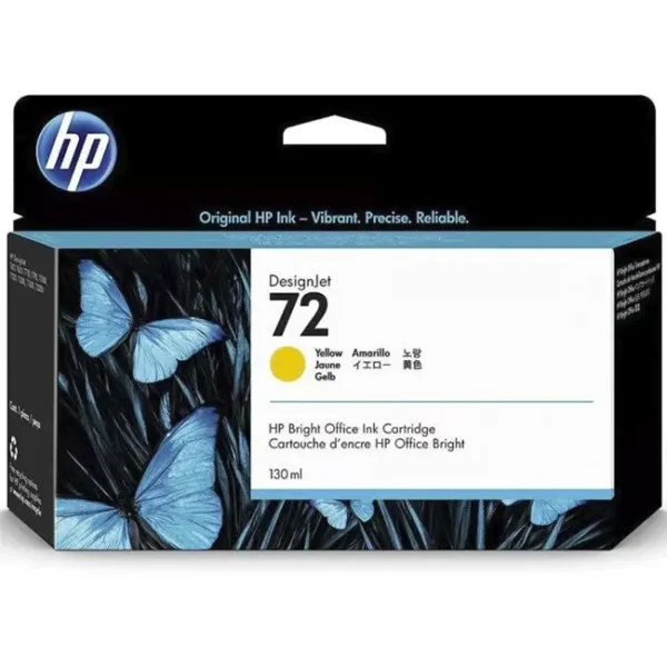 Tinteiro HP 72 Amarelo C9373A PL770 130ML