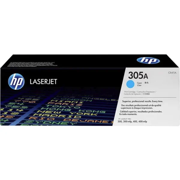 Toner HP 305A Ciano CE411A 2.600 Pag.