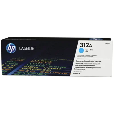 Toner HP 312A Ciano CF381A 2.700 Pag.