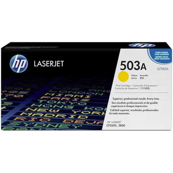 Toner HP 503A Amarelo Q7582A 6.000 Pag.