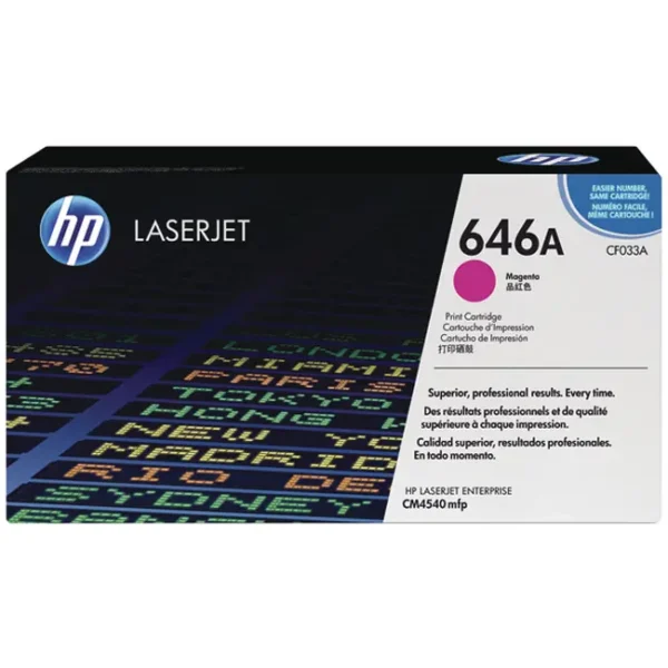 Toner HP 646A Magenta CF033A 12.500 Pag.