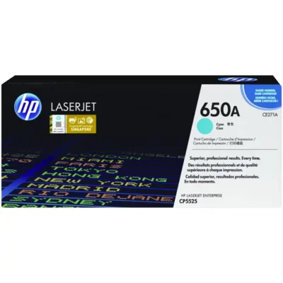 Toner HP 650A Ciano CE271A 15.000 Pag.