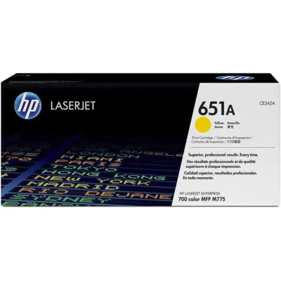 Toner HP 651A Amarelo CE342A 16.000 Pag.