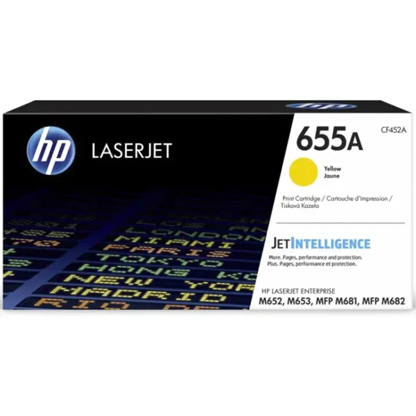 Toner HP 655 Amarelo CF452A 10.500 Pag.