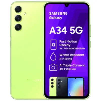 Smartphone Samsung Galaxy A34 6.6″ 8GB 128GB 5G Verde