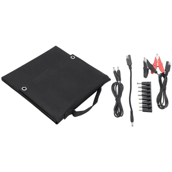 Painel Solar Portátil Dobrável 40W 2xUSB 1xDC 19V GSF-40W