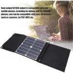 Painel Solar Portátil Dobrável 40W 2xUSB 1xDC 19V GSF-40W