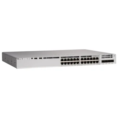 Switch Cisco 9200L 24 Portas PoE+ 740W 4x1G SFP+ Layer 3