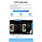 Testador CCTV Inteligente 5 IPC Tester FHD 8MP HDMI VGA POE Finder