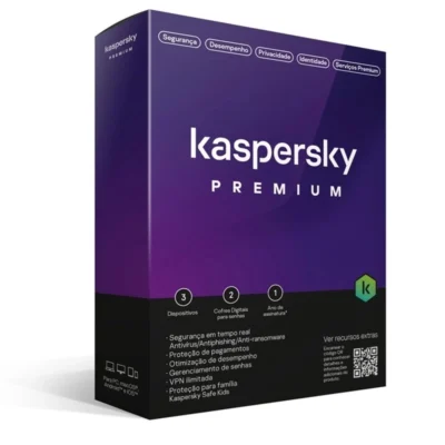 Antivírus Kaspersky Premium – 5 Dispositivos | 1 Ano
