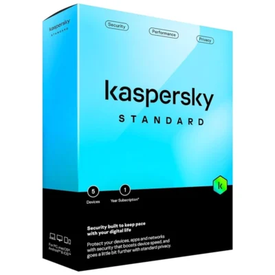 Antivírus Kaspersky Standard – 5 Dispositivos | 1 Ano