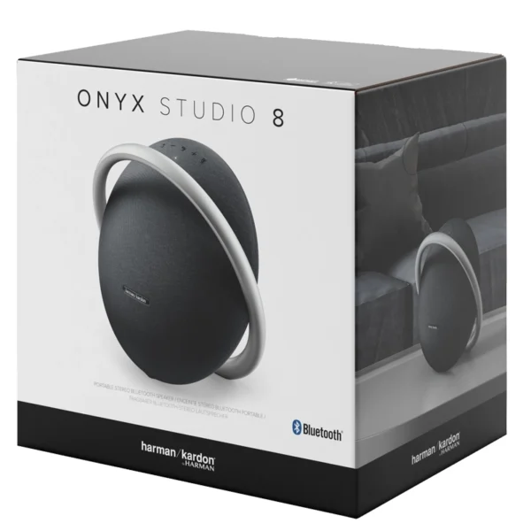 Coluna de Som Portátil Harman Kardon Onyx Studio 8 Bluetooth Preta HKOS8BLKEP