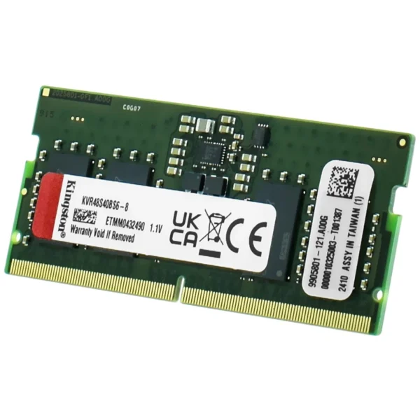 Módulo de Memória RAM DDR5 Kingston 8GB PC5-4800Mhz PC Portátil KVR48S40BS6-8