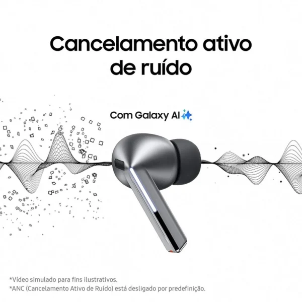 Auriculares Samsung Galaxy Buds 3 Pro Bluetooth Grafite SM-R630NZAAEUB