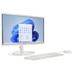 Computador AIO HP 21.5″ FHD Intel N100 8GB 256GB SSD W11H Branco A4SG6EA