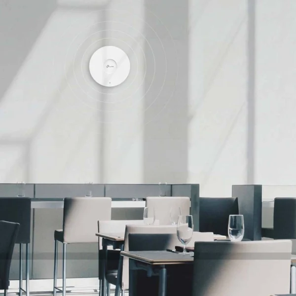 Access Point TP-Link EAP610 v2.2 AX1800 Mesh Dual Band WiFi 6 Gigabit PoE+ Ceiling Mount