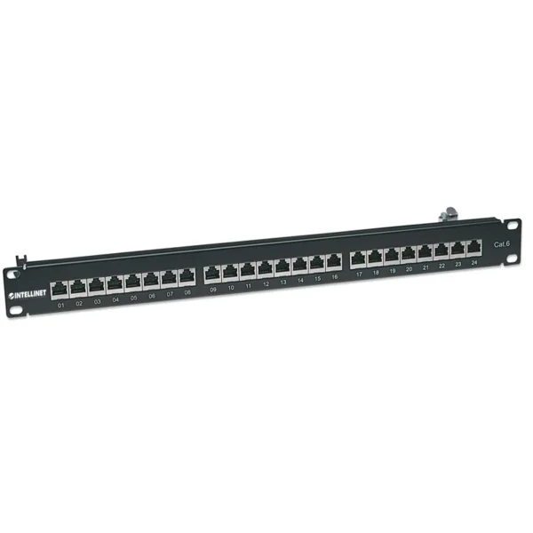 Patch Panel Intellinet 24 Portas CAT6 FTP 1U 90º (720038)