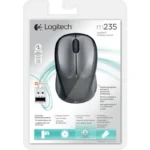 Rato Óptico Logitech M235 Wireless Cinza-Preto 910-002201