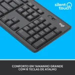 Teclado + Rato Logitech MK295 Silent Wireless Combo PT Graphite 920-009870