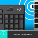 Teclado + Rato Logitech MK295 Silent Wireless Combo PT Graphite 920-009870