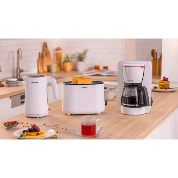 Torradeira Bosch TAT2M121 Compact Toaster MyMoment 2 Fendas 950W Branca
