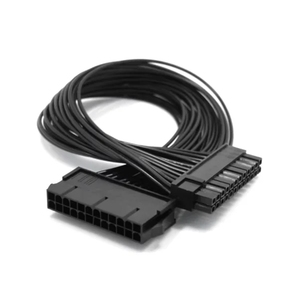 Cabo ATX de 24 Pinos Macho/Fêmea Extensível 30cm 18AWG