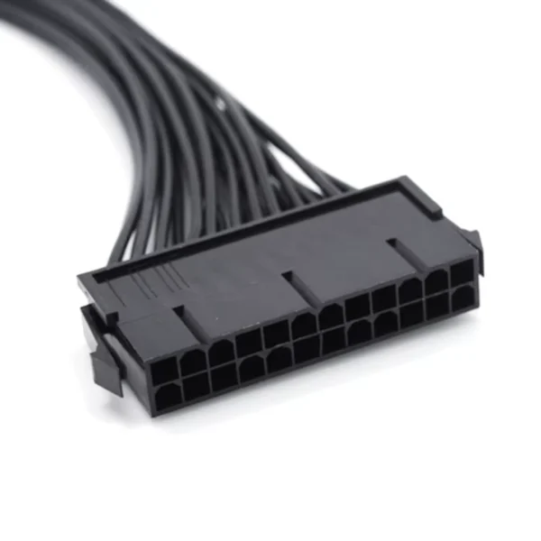 Cabo ATX de 24 Pinos Macho/Fêmea Extensível 30cm 18AWG