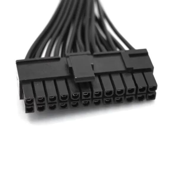 Cabo ATX de 24 Pinos Macho/Fêmea Extensível 30cm 18AWG