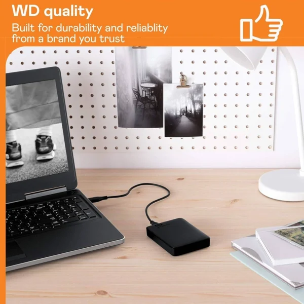 Disco Externo 2.5 5TB WD Elements USB 3.2 Preto WDBU6Y0050BBK-WESN
