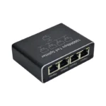 Mini Switch Portátil / RJ45 Splitter 1x4 Portas Gigabit USB-C