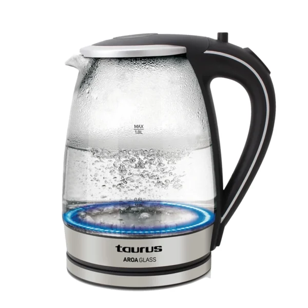 Jarro Eléctrico Taurus Aroa Glass 1.8L 2200W 8414234585233