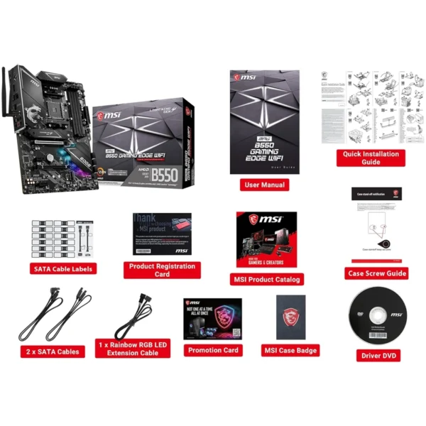 Motherboard MSI MPG B550 AMD Socket AM4 Gaming Plus