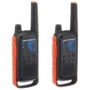 Rádio Walkie-Talkie Motorola T82 10Km 16CH IPX4 2Pcs Preto/Laranja T82-TWIN-PACK