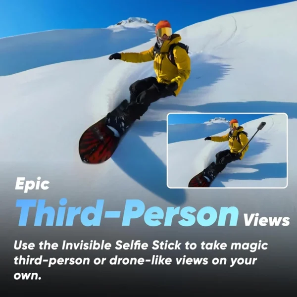 Câmara de Acção Insta360 X3 5.7K - Prova de Água + Kit de Acessórios 50-em-1