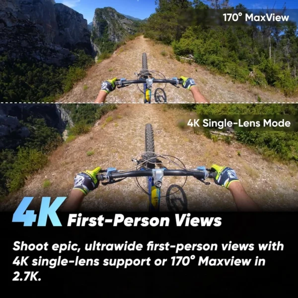 Câmara de Acção Insta360 X3 5.7K - Prova de Água + Kit de Acessórios 50-em-1