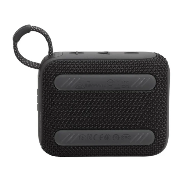 Coluna Bluetooth Portátil JBL Go 4 Resistente à Água e Pó Preta JBLGO4BLK