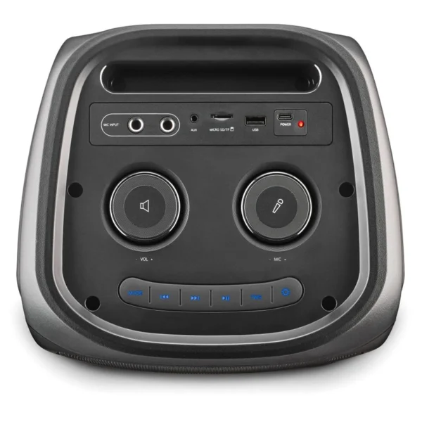 Coluna Bluetooth Portátil NGS Wildtemper 200W TWS/USB/AUX LED RGB 435430625837